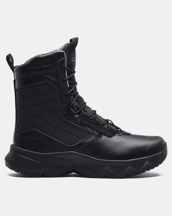 Men's UA Stellar G2 Side Zip Tactical Boots, Black, pdpMainDesktop image number 0